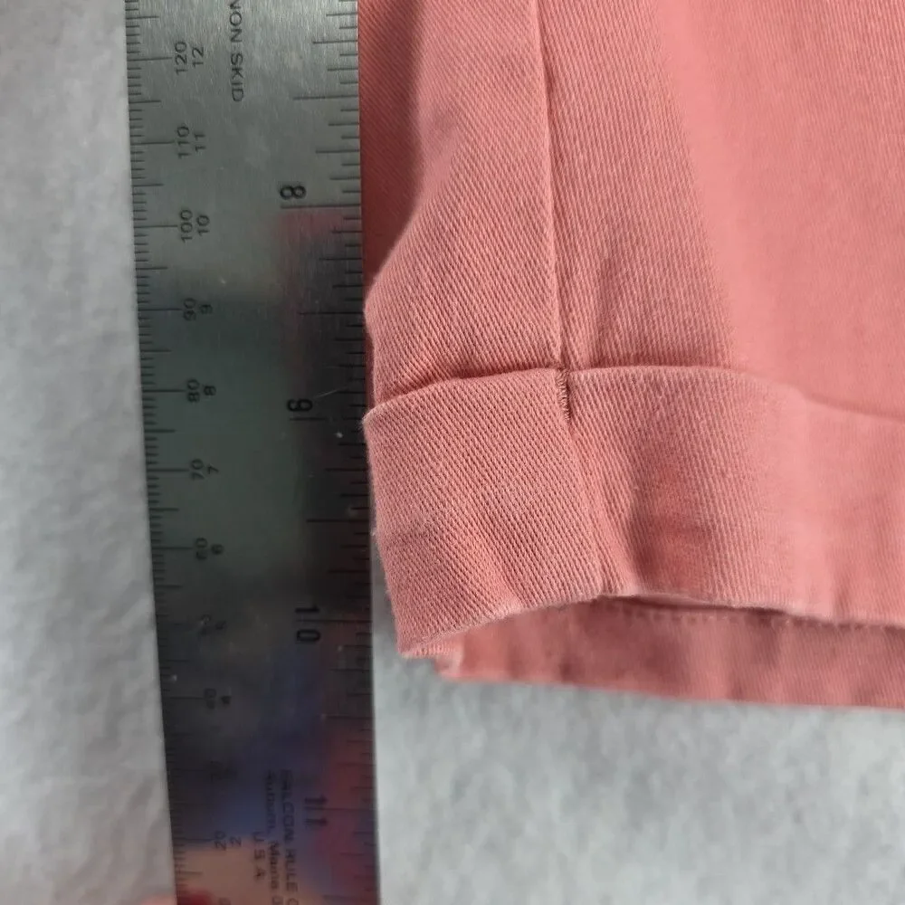 AMIANI Shorts Flat Front Roll Cuff Men's Size 34 Resort Fashion Cotton Stretch